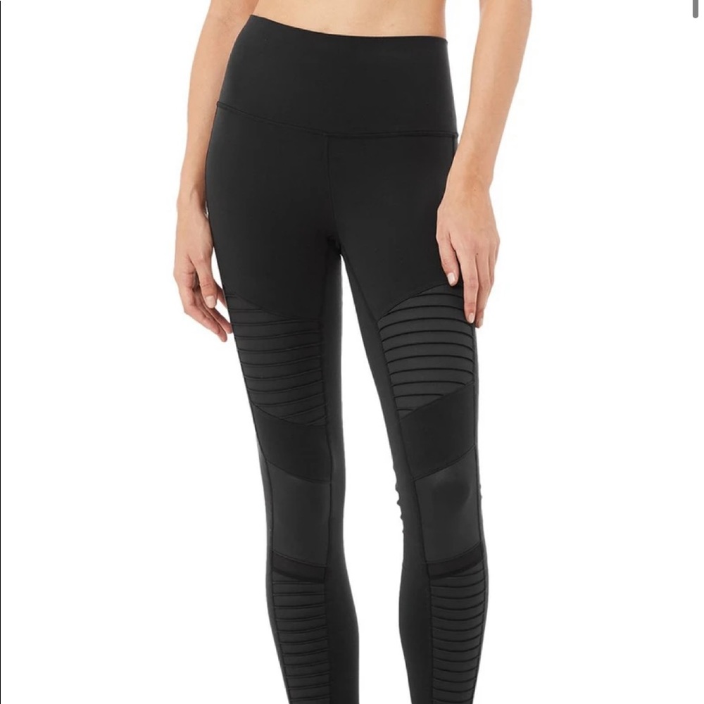 High waist Moto legging